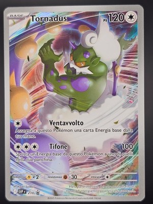 Pokemon Karte Tornadus SVP 210 White Flare - Promo Holo Rare - Near Mint - IT