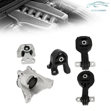 5PCS Engine Motor & Trans Mount Set For Honda CRV 2007-2011 2.4L 4WD Auto Trans.