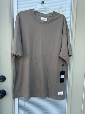 Reserved Supply Men s Oversize Fit T-Shirt GREIGE Size CHOOSE Crew Neck NWT