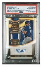 2023 Panini Select - Select Swatches Signature Gold Bobby Witt Jr. Auto 2 /10