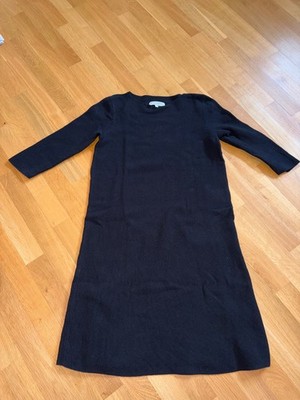 Marc O'Polo - Damen-Strickkleid - Kaschmiranteil - Rundhals - Black uni - GR. 36