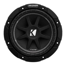 Kicker 43C84 Comp 8" Subwoofer, Single Voice Coil, 4-Ohm