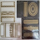 ANNA GRIFFIN CUT & EMBOSS DIES LOT/4 Sets Shutters, Borders+ 21 DIES NIP (PA 48) — photo 1