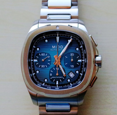 MIDO Uhr Multifort TV Chronograph  Ref. M049.527.11.041.00   NEU FULL SET