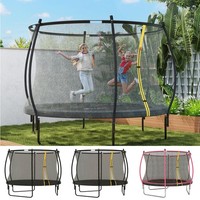 Trampoline with Enclosure Net, Spring Cover