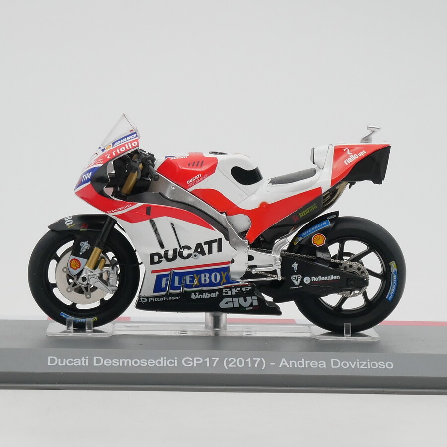 オートバイ・バイク Ducati Desmosedici(2017)Andrea Dovizioso elrectanguloenlamano: Andrea Dovizioso Wins his Second
