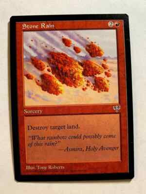 STONE RAIN Mirage 1996 Magic The Gathering MTG Common Red HP