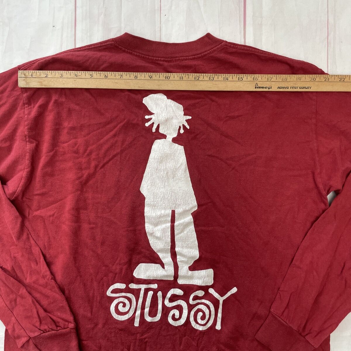 Vintage Stussy Shadowman T-Shirt Made in USA Skateboarding Vintage Stussy Shadowman T-Shirt Made in USA Skateboarding