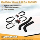 <!--F#f_0-->Superspares Radiator Hose + Gates Belt Kit for Holden HD HR 6 cyl 12V 1965-1968<!--F/-->