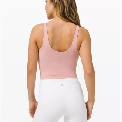 NWT Lululemon Women Align Tank Top Sports Bra Size 10 Pink