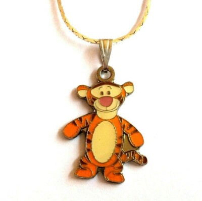 Disney Tigger Pooh Charm Pendant Necklace 18