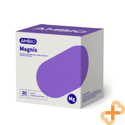 AMBIO Magnesium 30 Sachets Nervous System Health Support Muscle Function