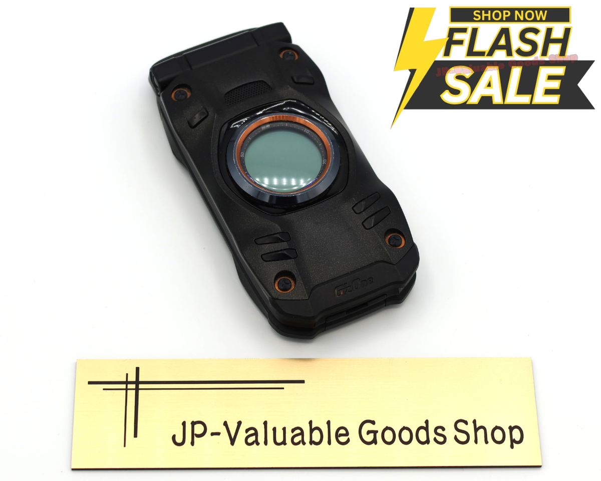 B] CASIO KYOCERA G'zONE TYPE-XX KYY31 Solid Black RUGGED