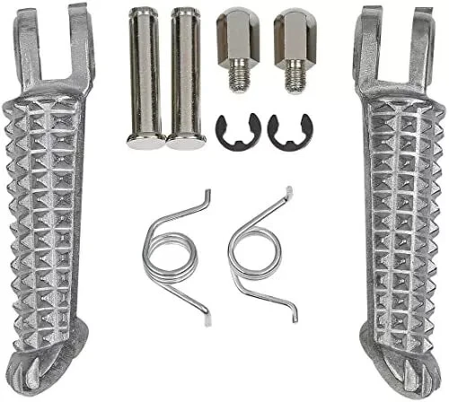 Motorcycle Front Rear Foot Pegs Footrest Pedal Fits for Suzuki GSXR GSX-R600/... Foto 2 de 4