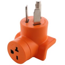 AC WORKS  AD1030620 Dryer Outlet to 250V Adapter   NEMA 10-30P to 6-20R