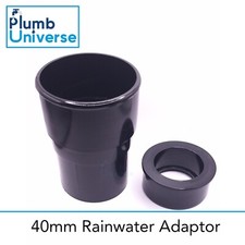 68mm Round Down pipe Gutter Adaptor For 40mm 1&1/2" Solvent Weld Pipe