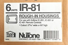 Pack of 6 NuTone IR-81 Intercom Remote Control Rough-In Housing IC-201 301 401