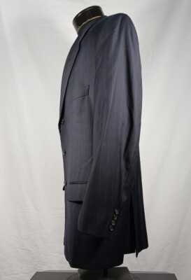 Blazer Homme Corneliani Vogue - Laine à Carreaux Marron - Taille 54R - Un Bouton - Occasion Très Bon état