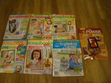 Set of 7 Scrapbook Magazines