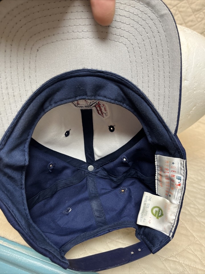 Cleveland Indians GCC Brand MLB Baseball Blue Vintage SnapBack Hat Cap