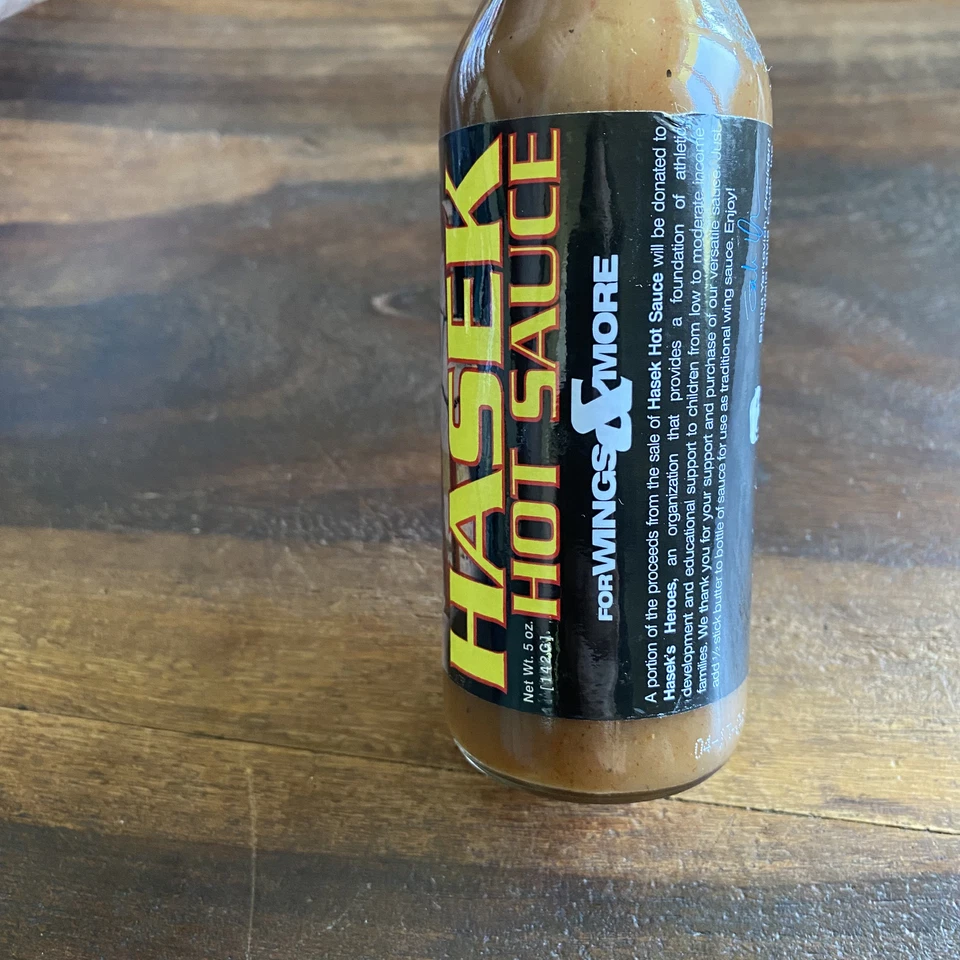 Dominik HASEK Hot Sauce Detroit Red Wing Hockey Nuevo Foto 4 de 4