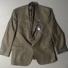 New CHAPS Blazer Size 46 REG Mens Sport Jacket Tweed Rayon Blend NWT 195