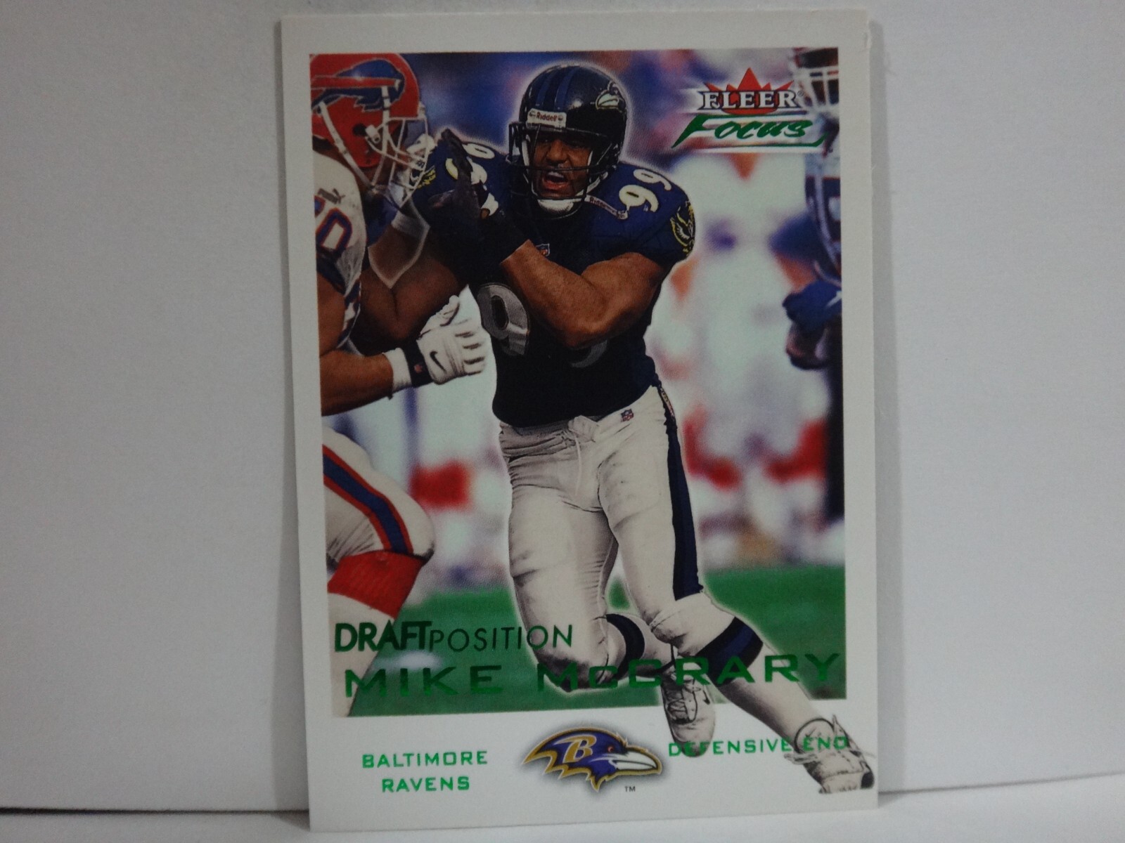 2000 Fleer Focus Draft Position Ravens Football Card #48 Michael McCrary/702