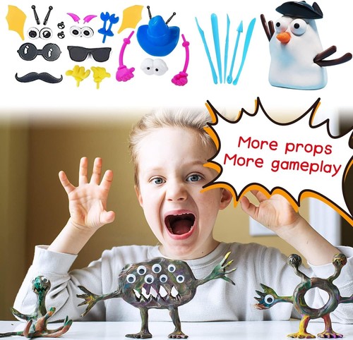 Complete Kids Art Modeling Clay Set - 24 Colors & Accessories for Creative Play - Picture 8 of 8