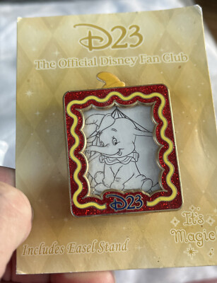 Walt Disney World D23 Commemorative Collection Dumbo W/easel Stand