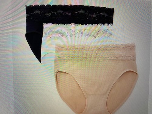 BREEZIES Seamless Comfort Full Brief w/ Lace A372798 - 第 5/8 張圖片