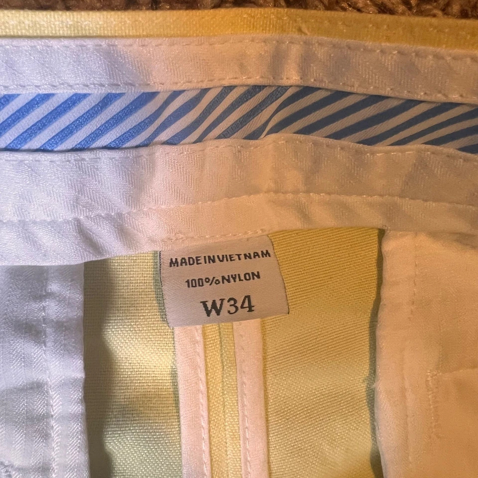 Шорты для гольфа FootJoy плоские передние легкие функциональные желтые мужские W34 - Изображение 3 из 4