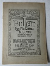 1917 October The Pennsylvania Museum Bulletin Persian lace, hats & accessories