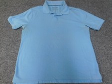 Saddlebred Mens Shirt Large Blue polo classic