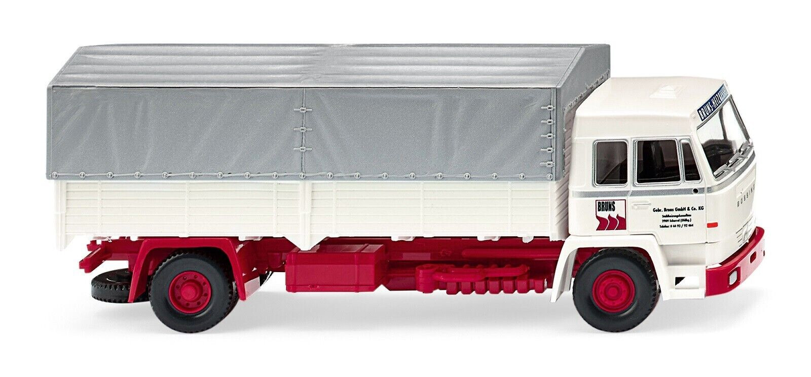 Wiking 084911 Büssing BS 16 L Platform/Flatbed ""Bruns"" HO NEW
