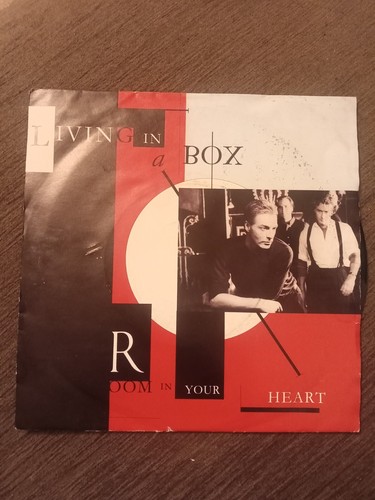 LIVING IN A BOX ROOM IN YOUR HEART UK 1989 CHRYSALIS 7" 45 LIB 7