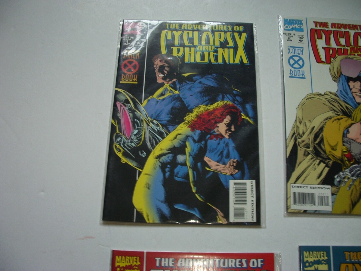 MARVEL COMICS THE ADVENTURES OF CYCLOPS & PHOENIX X-MEN BOOK