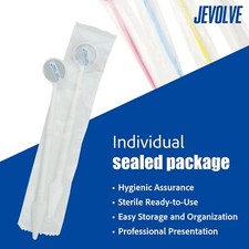 Disposable Plastic Dental Mouth Mirror with Spatula Handle Exam Mirror Reflector