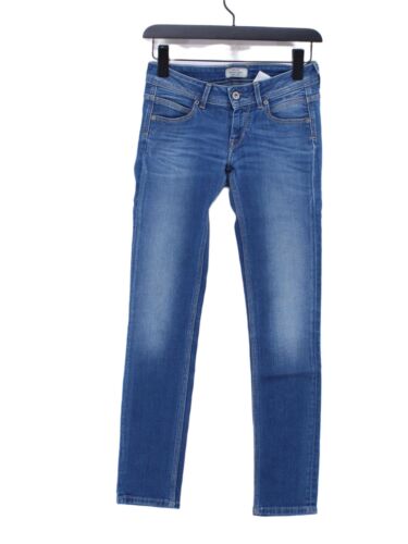 Pepe Jeans Women's Jeans W 25 in Blue Cotton with Elastane, Polyester Skinny - Picture 1 of 5