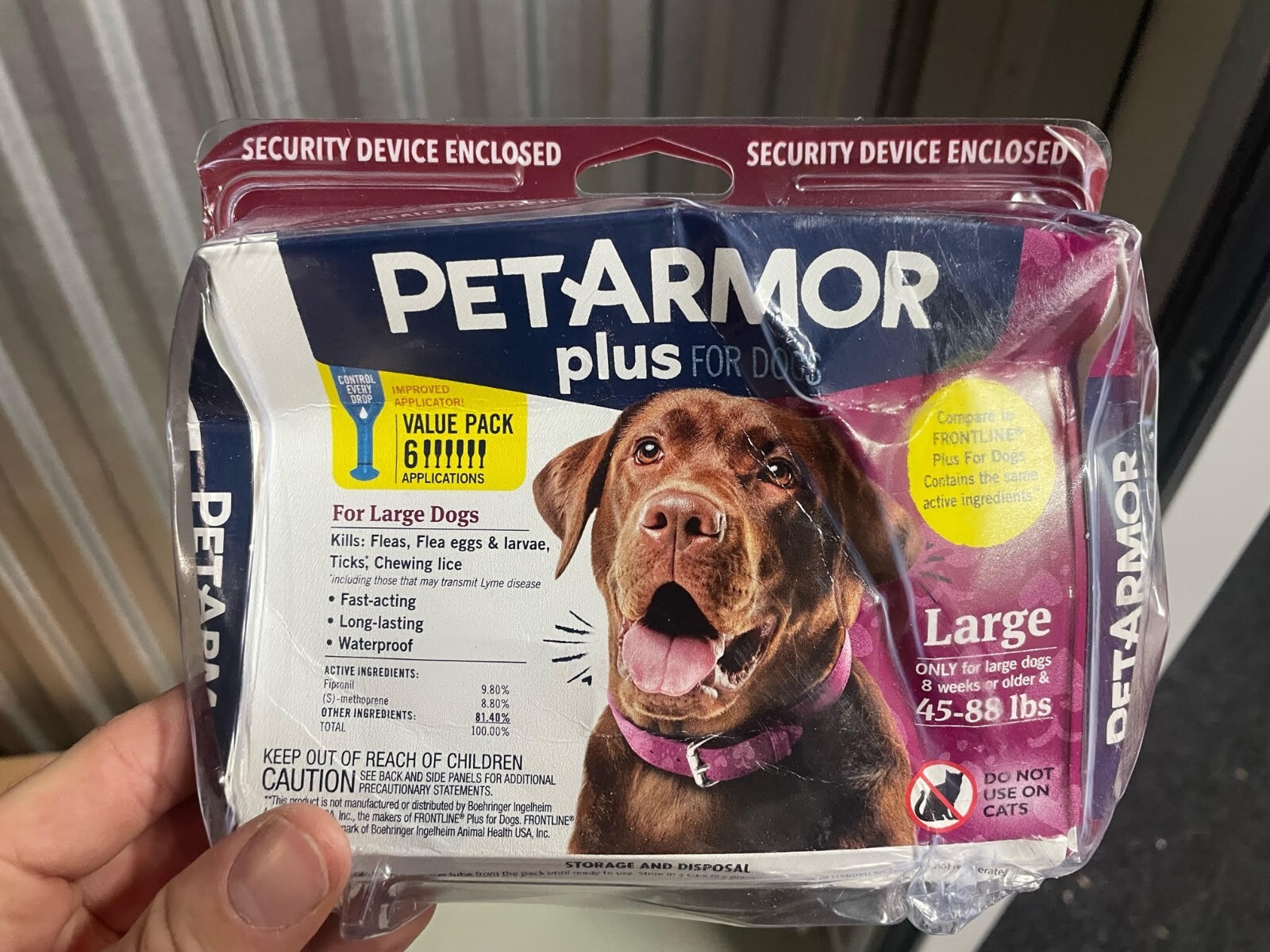 PETARMOR Plus for Large Dogs 4588 lbs Flea/Tick Prevention for Dogs 6