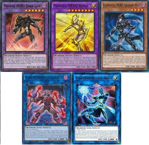 Yugioh Masked Hero 2019 Deck Dark Law Stratos Xtra Crusader 55 Cards 689054854427 Ebay