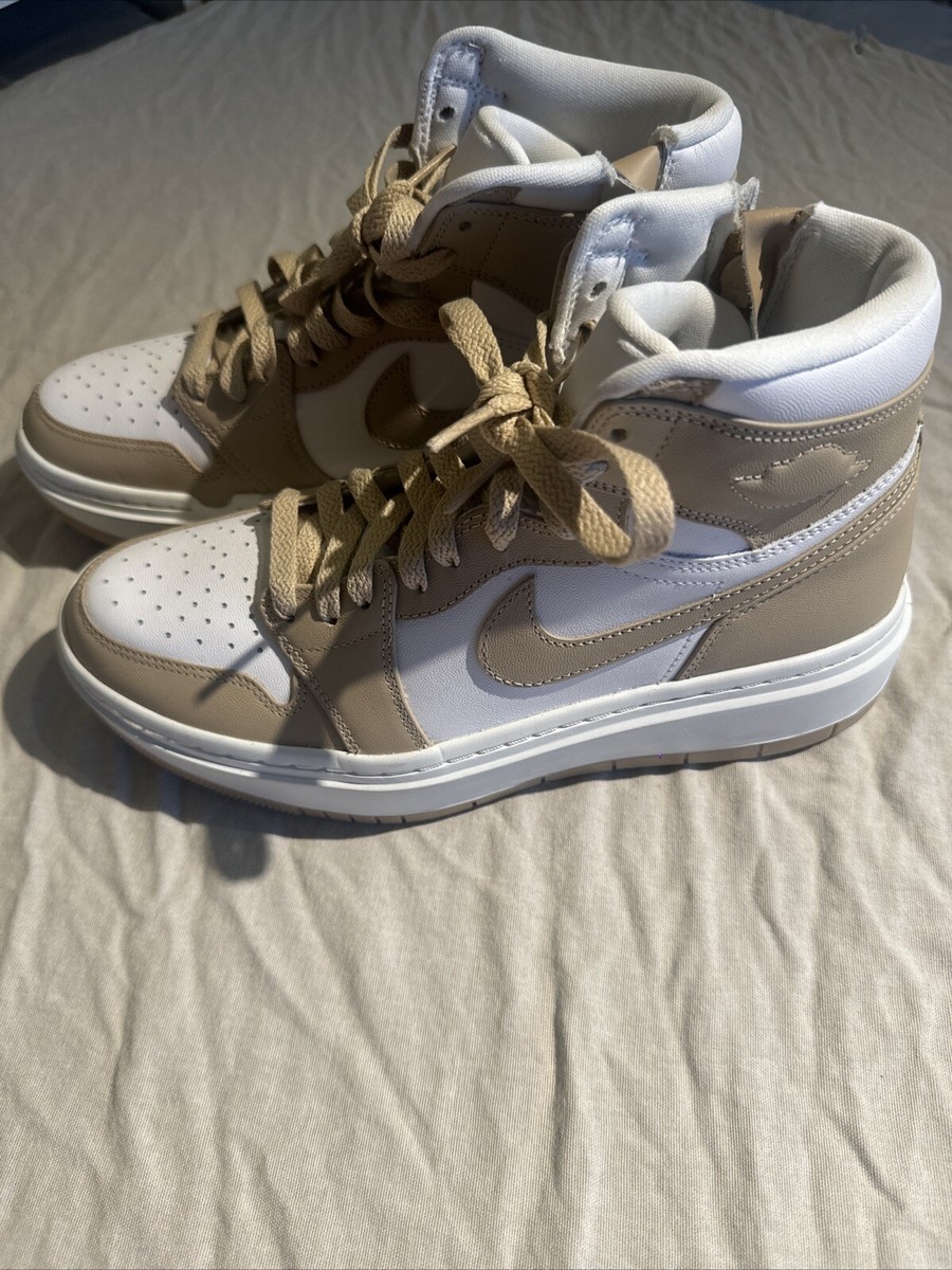 Nike Air Jordan 1 Elevate High White Desert Sneakers DN3253-121 W