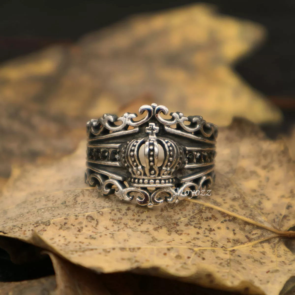 Stainless Steel Crown Rings, Crown Ring Jewelry Men