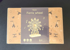 3-D Puzzle DIY Model Kit Wooden Ferris Wheel Music Box Rolife- 278 PCS