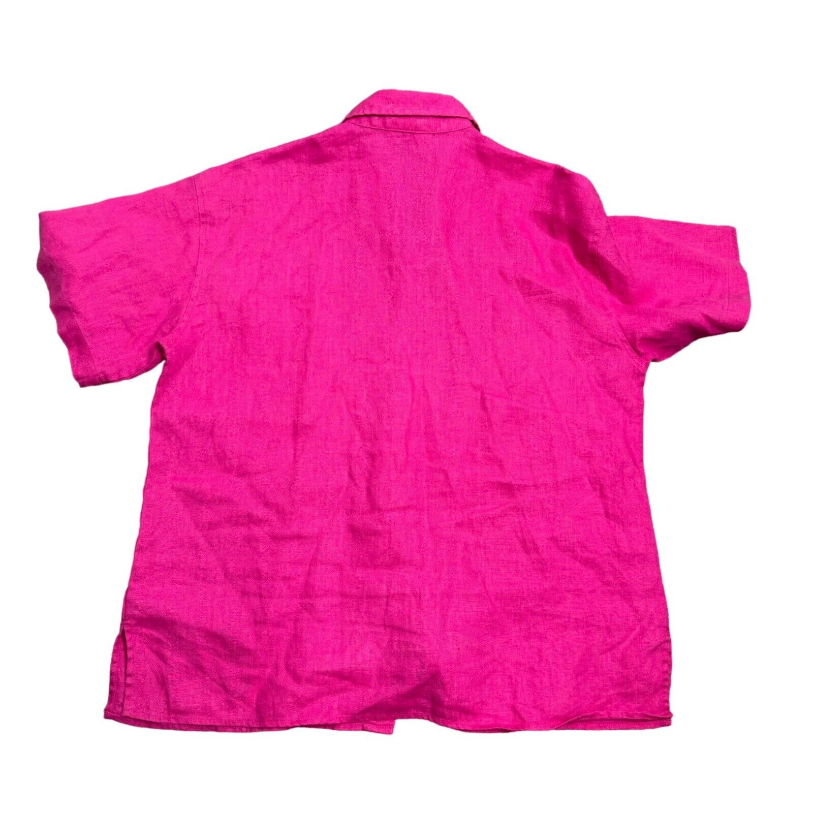 Rails Womens Size Medium Pink Raspberry Linen Mac… - image 6