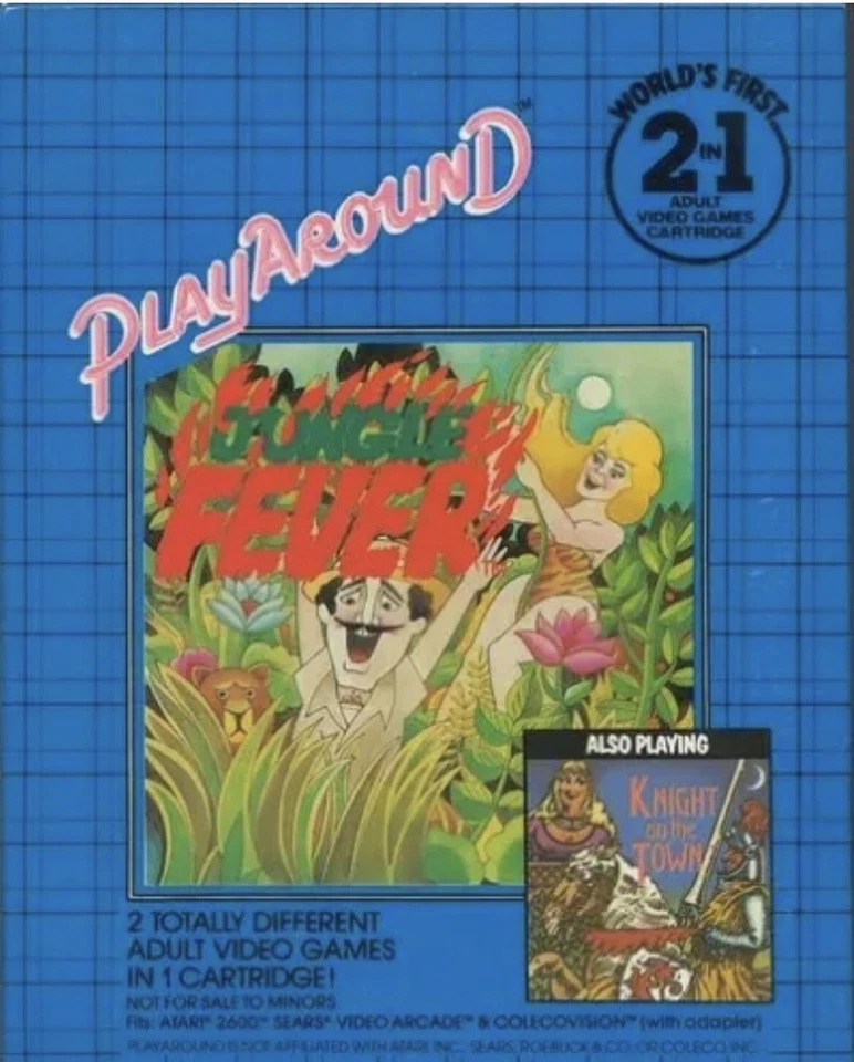 Knight On The Town/Jungle Fever (Atari 2600, 1982) Playaround Rare NOS Sealed - Image 4 of 4