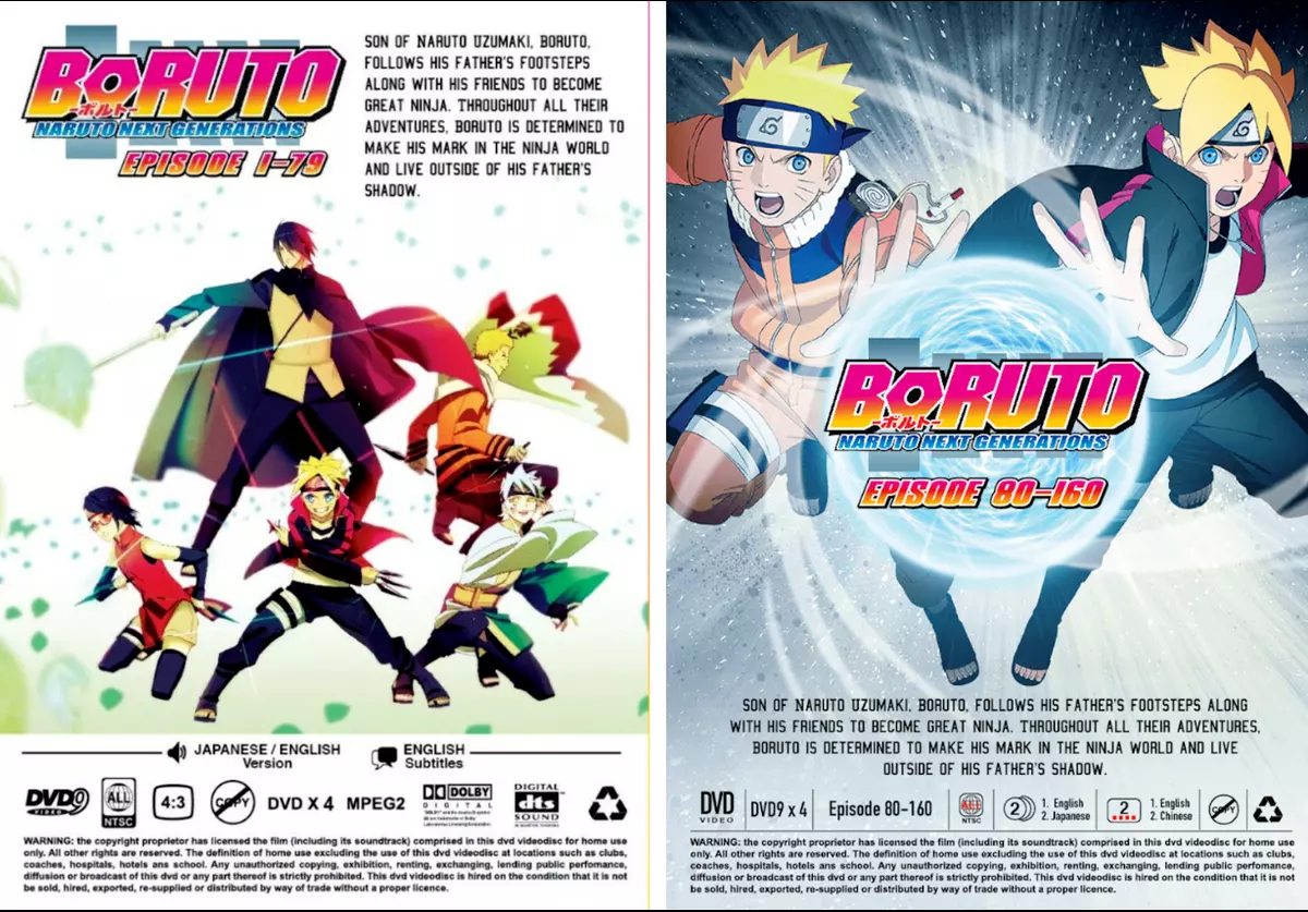 DVD Anime DVD Boruto : Naruto Next Generations Episode 1 - 160 (English  Dubbed)