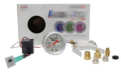 #ad #ad OBX Radiant Racing Sport Meter Oil Pressure Gauge $52.13
