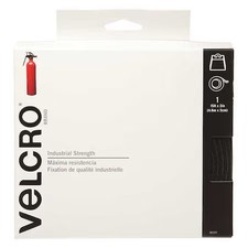 Velcro Brand 90198 Reclosable Fastener, Rubber Adhesive, 15 Ft, 2 In W, White