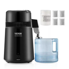 Water Distiller, 4L 1.05 Gallon Pure Water Purifier Filter For Home Countertop