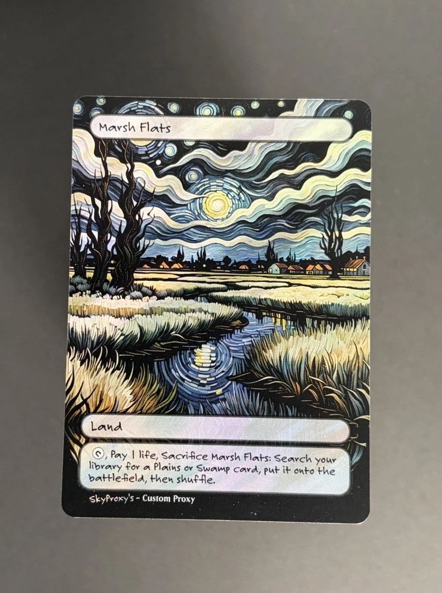 Marsh Flats Magic: The Gathering Individual Trading Card Games for